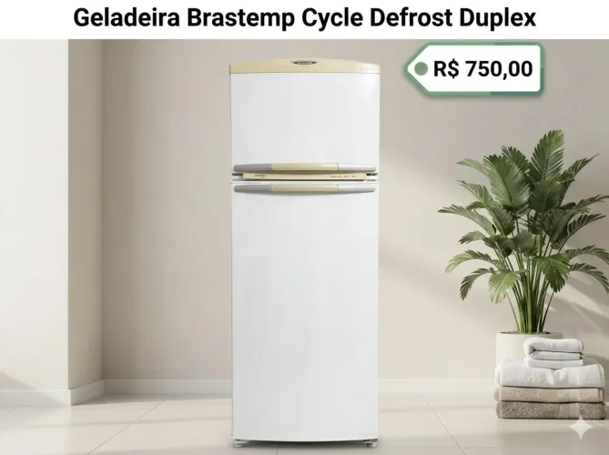 Geladeira Brastemp Cycle Defrost Duplex