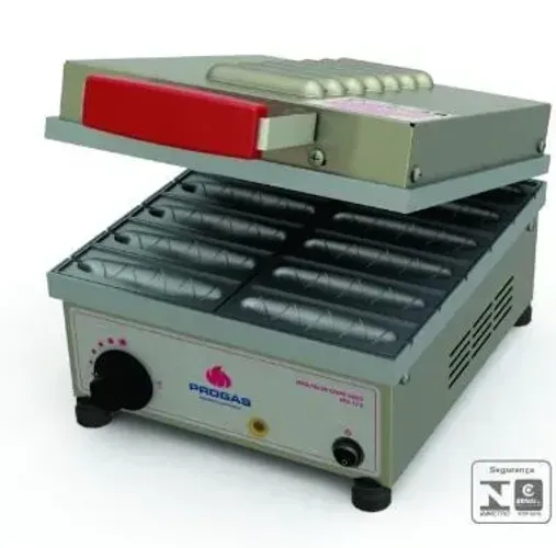 PRENSA ELÉTRICA CREPE SUIÇO 12C PROGAS NOVA