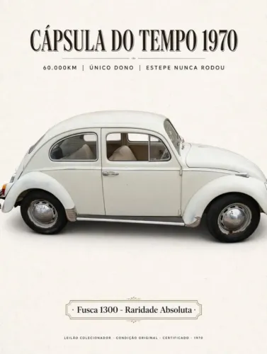 Volkswagen Fusca 1300 1970