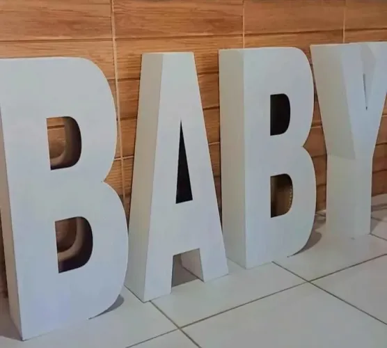 Letras caixa para eventos e festas