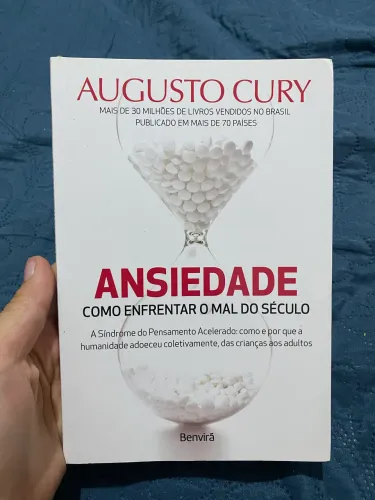 Livro Ansiedade Augusto cury