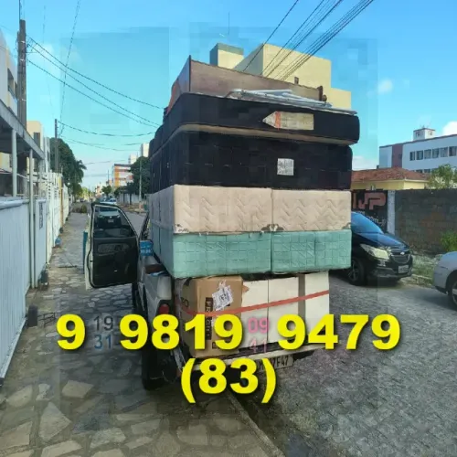 Frete Cabo Branco e Jardim Cidade Universitária com pontualidade.
