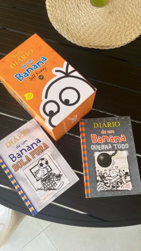 Livros diário de um babana (8) com box oficial