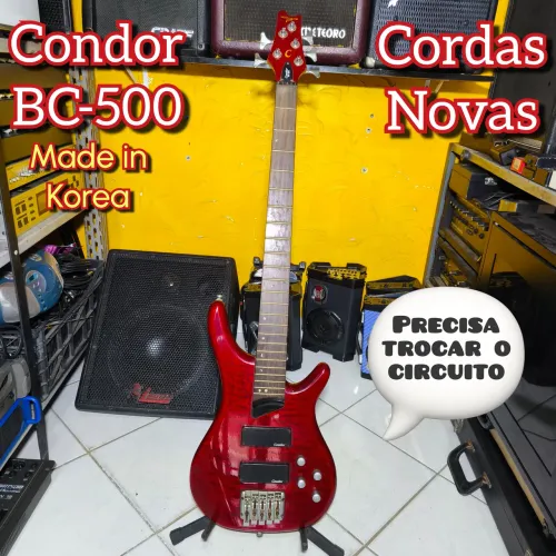 Baixo Condor BC-500 (made in Korea) precisando trocar o circuito