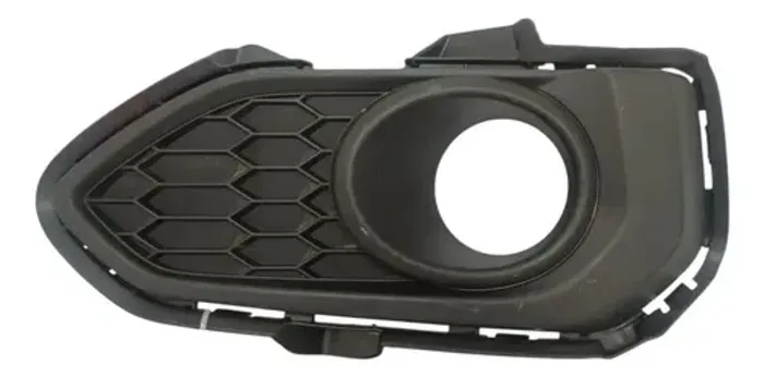 Grade Moldura Milha Esquerdo Fit 2018 A 2021 Preto Esquerdo