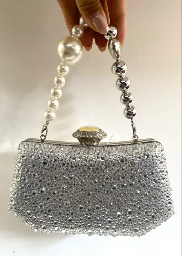 Bolsa de festa em pedraria LUXO