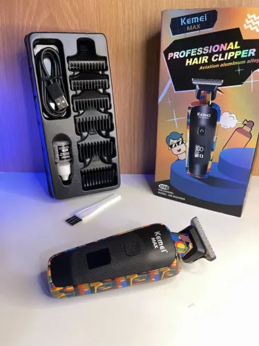 Máquina de Acabamento Kemei Max Profissional