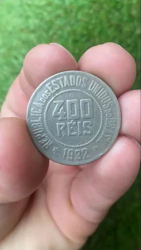 Moeda antiga 400 réis - 1932