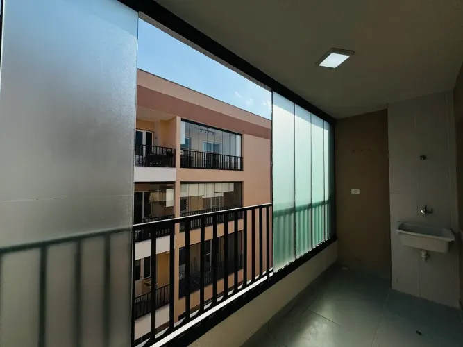 Apartamento para Alugar no Condomínio Mônaco em Cotia | 2 Quartos | 42 m² | Sacada Envidra