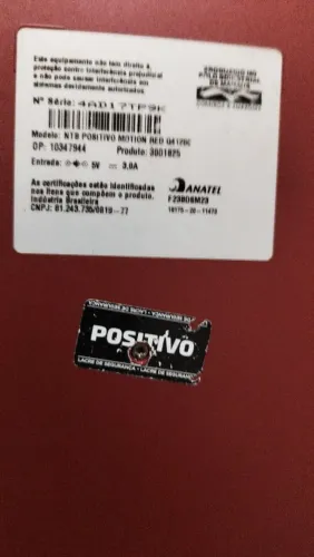 Notebook positivo motion red q4128c