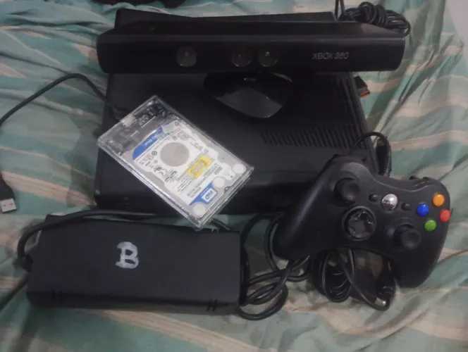 Xbox 360 RGH com HD de 500GB com vários jogos 