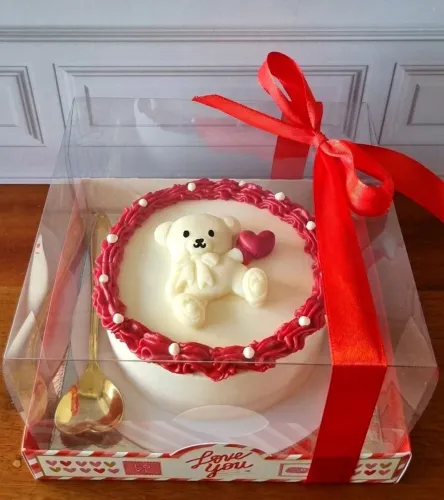 Dia dos Namorados Bento Cake Cesta