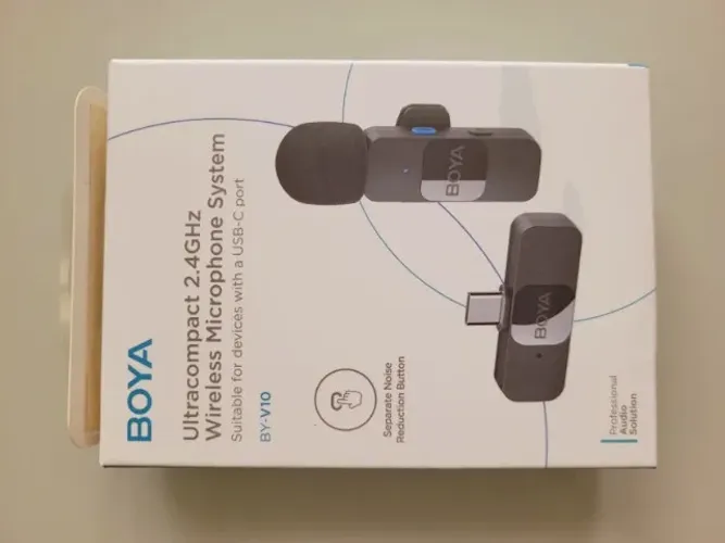 Microfone de lapela Boya