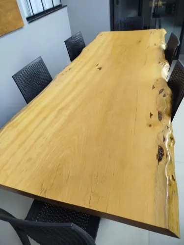 Mesa de madeira área externa/ gourmet