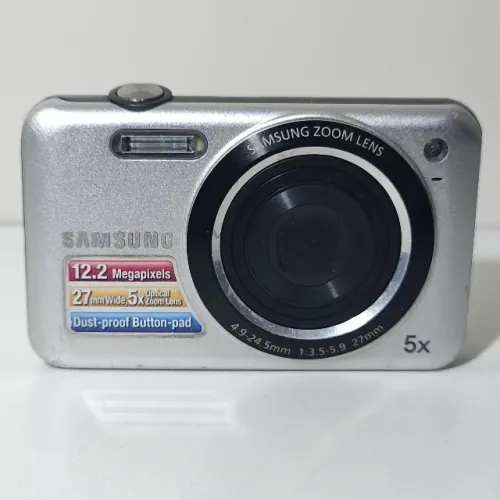 Câmera Digital Samsung ES73 12.2MP 5x Cinza com Acessórios e Brinde