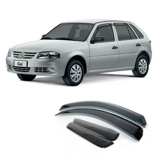 Calha De Chuva Defletor vw Gol Parati saveiro 4 Portas G2 G3 G4