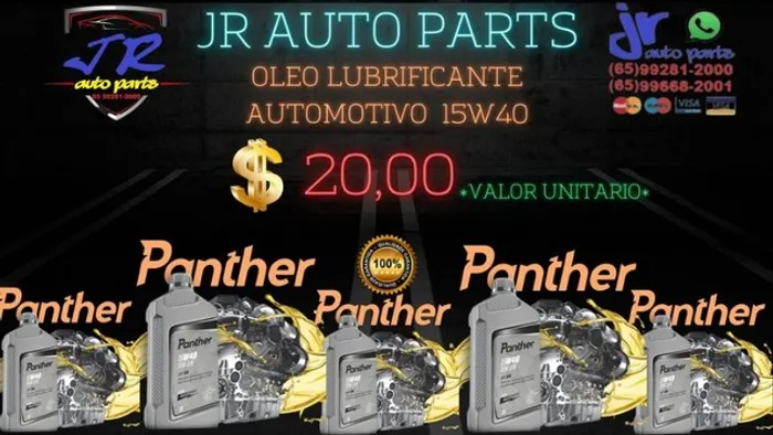 Lubrificante Automotivo 15W40 Panther 