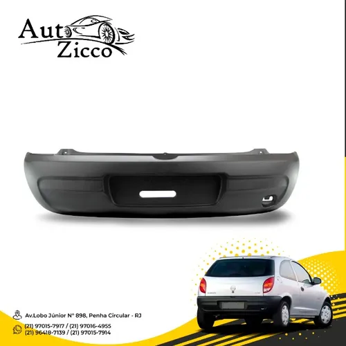 Parachoque Traseiro Celta 2001 á 2006 Texturizado