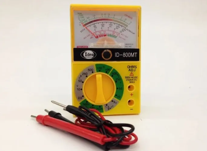 Multímetro Analógico 800Mt com Cabo de Teste Arduino Automação Robotica COD-AP110