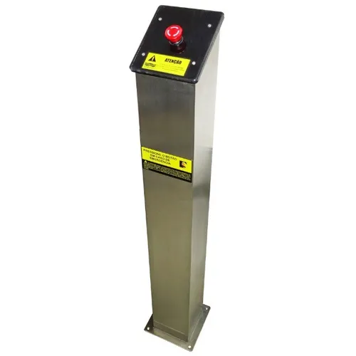 Torre Em Inox Com Botão De Segurança Para Piscina Sodramar - Entrega em Brasília.