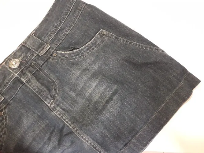Duas Peças Saia Jeans e Bermuda Jeans N 40