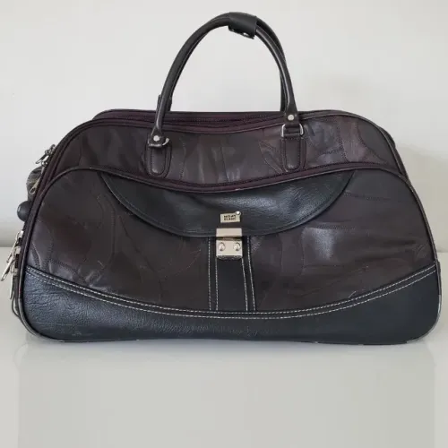 Bolsa Mont Blanc usada de couro