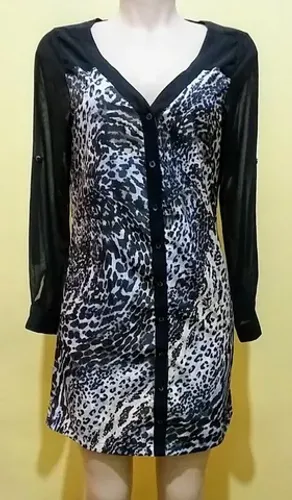 Vestido Animal print. Novo.Folic.