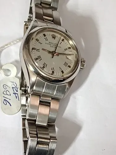 Relógio marca Rolex modelo osyter lerd 6916 aço vidro acrílico