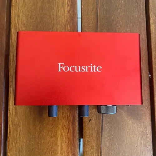 Interface de áudio focusrite solo g3