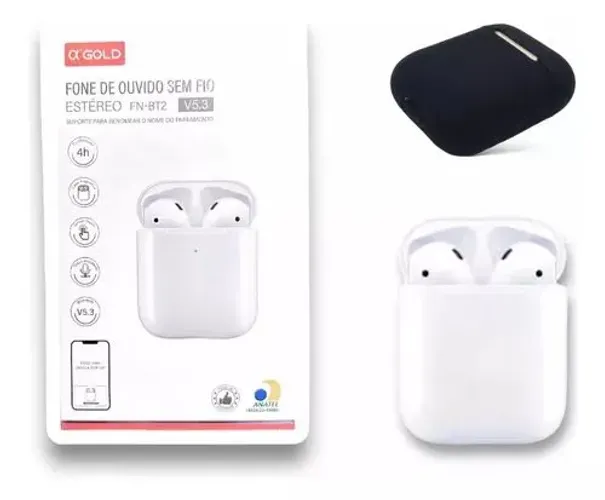 Apple AirPods 2 Geração agold 4 horas Duração da Bateria