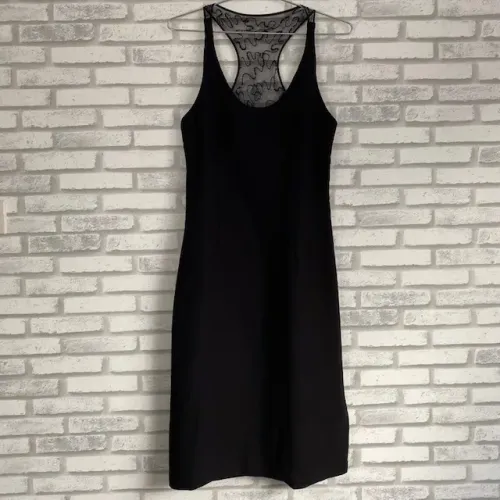 Vestido Preto Midi Bob Store Tubinho Nadador Tamanho M