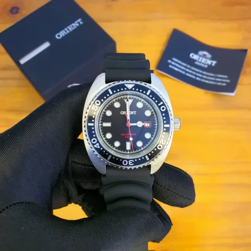 Relógio Orient Diver Turtle 44mm à prova d'água 20 ATM 