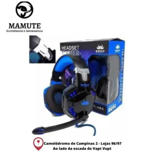 Fone De Ouvido Headset Gamer Kp-455a knup Ps4 Pc Xbox