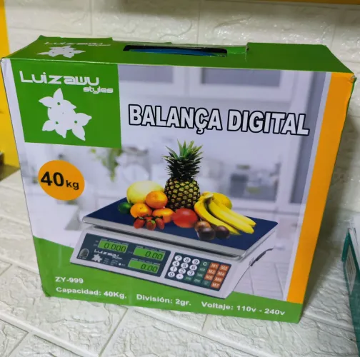 Balança digital 40 kg garantia 6 meses.