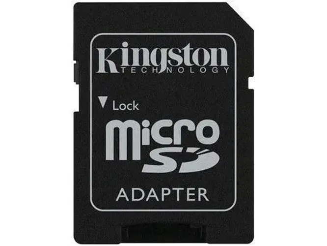 Adaptador de cartão de memória.