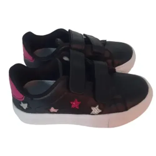 Tênis Infantil Fem | Marca ARS Kids | Modelo Estrela Glitter | Nr 29 | Cor Preto