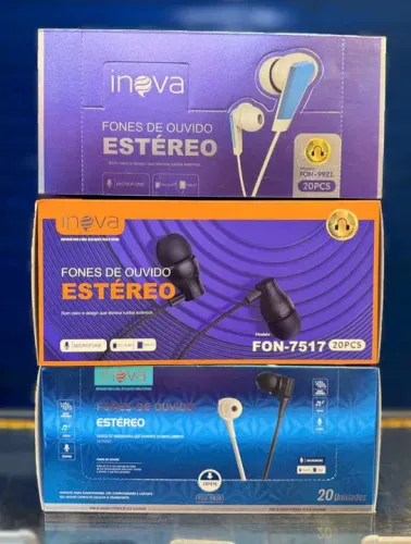 Fones de Ouvidos c/ Fio Inova 