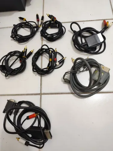 Cabos AV para Xbox 360 slim e super slim 