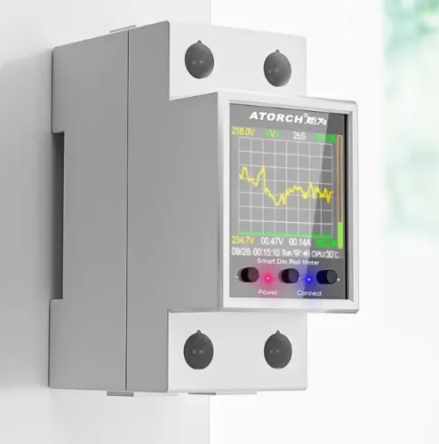 Medidor voltimetro, Amperimetro, Waltimetro Monitor Lcd Atorch-GR2P, Medidor de Energia