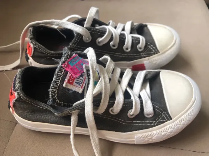 Tênis All Star converse preto infantil tam 26 (serve 27)