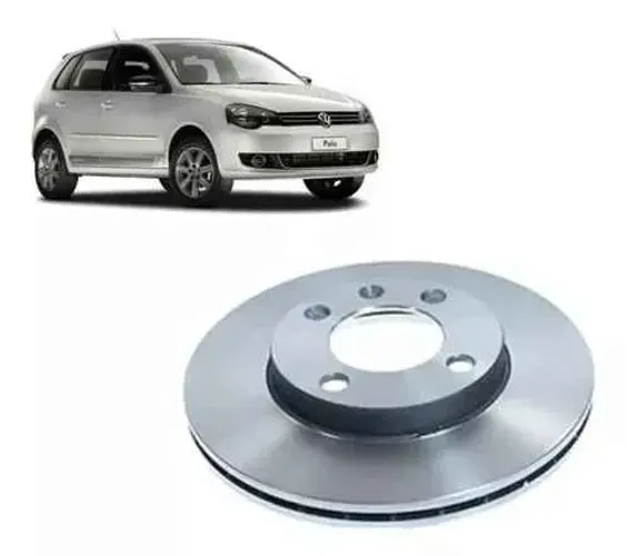 Disco Freio Dianteiro Fox 1.0/ 1.6 03/ Polo 1.0 16v 02 Ventilado Cod: 6227