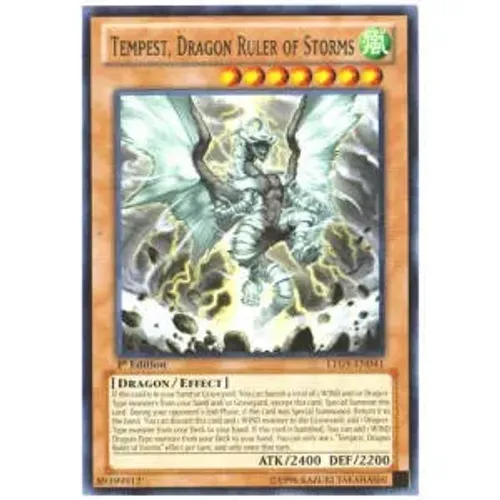 Yugioh!!! Tempest, Dragon Ruler Of Storms [myfi-pt045] Super