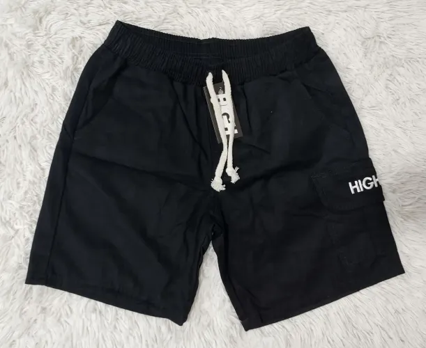 Bermudas Cargo Preta M G GG