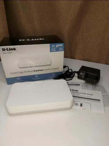 Switch Dlink Gigabit 8P DGS-1008A