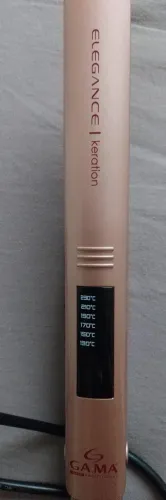 Prancha de Cabelo Elegance Led Keration Pro Bivolt GA.MA ITALY