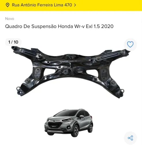 QUADRO SUSPENSÃO HONDA WR-V 2020