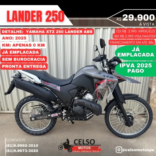 LANDER 250 2025 ABS 0km Financio em até 48x 
