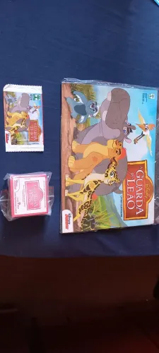 ALBUM FIGURINHA A GUARDA DO LEÃO COMPLETO PARA COLAR 