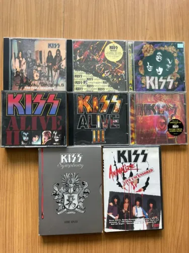 Coleção KISS (CD´s e DVD´s)