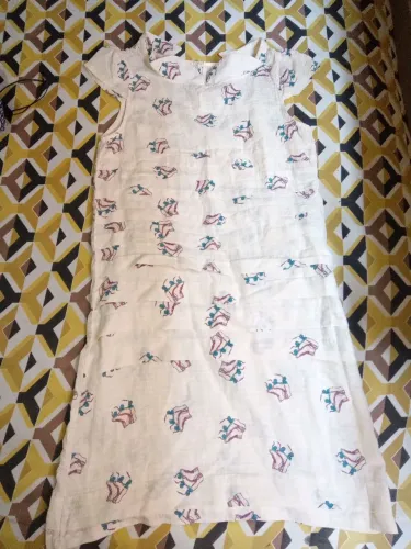 Vestido Infantil Estampa Patins